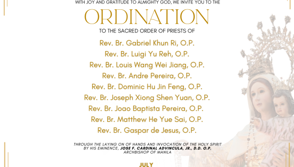 Próxima Ordenación Sacerdotal – 3 de julio de 2026